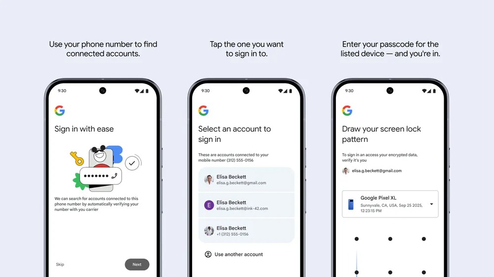 google accesso tramite numero di cellulare