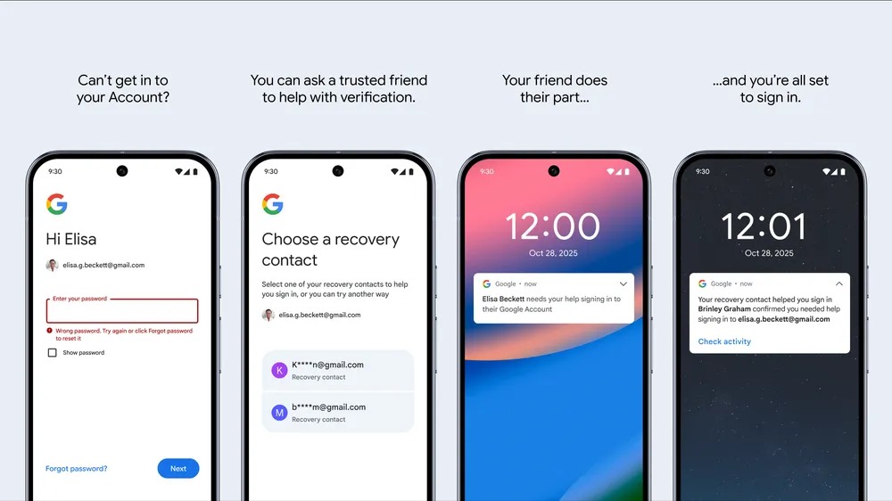 Google semplifica il recupero dell’Account con la funzione Contatti di Recupero Google semplifica il recupero dell’Account con la funzione Contatti di Recupero