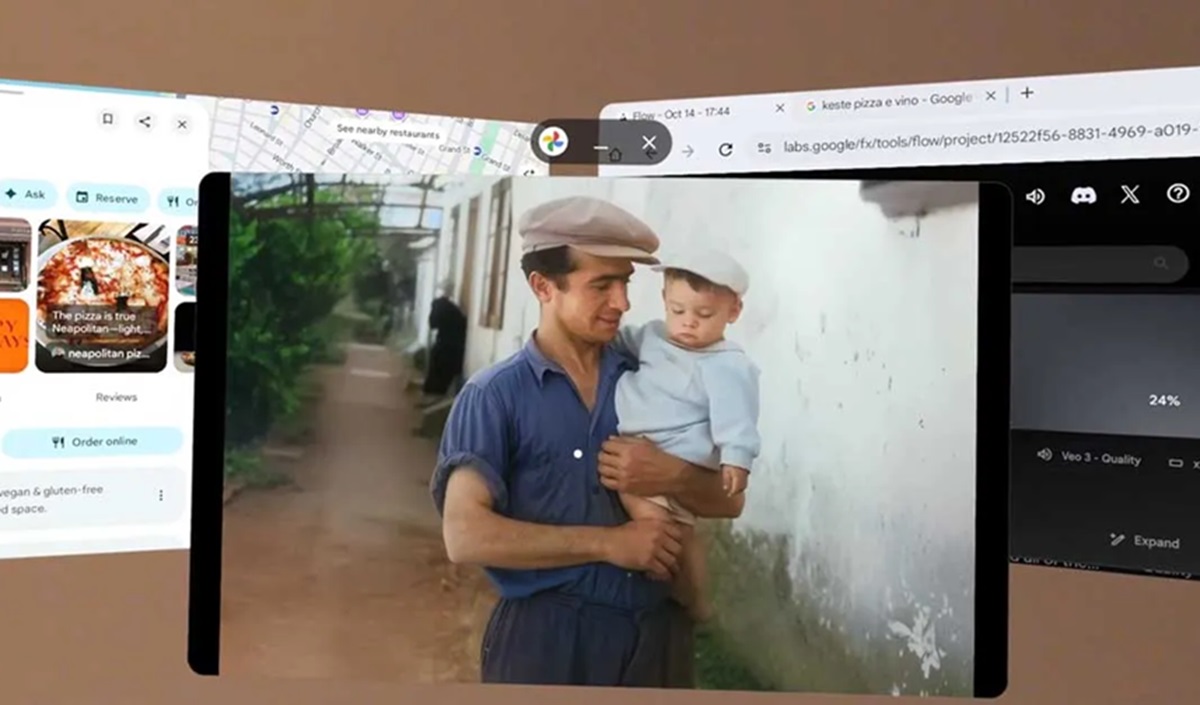 google foto trasforma le immagini in esperienze 3d per il visore samsung galaxy xr