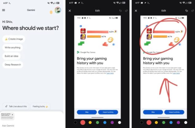 google gemini markup immagini