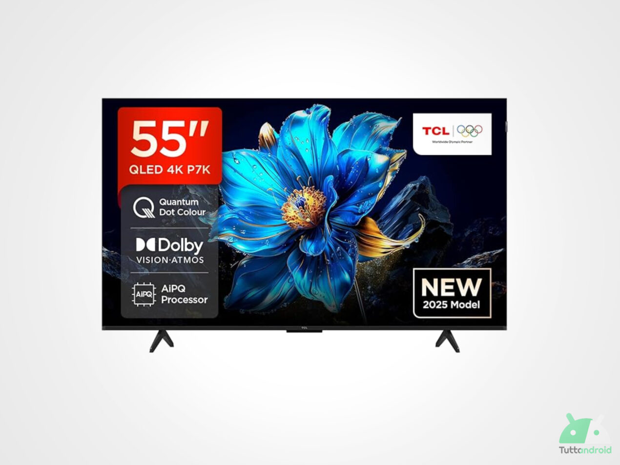Meno di 300€ per questa super ottima Google tv 4K HDR QLED da 55 pollici