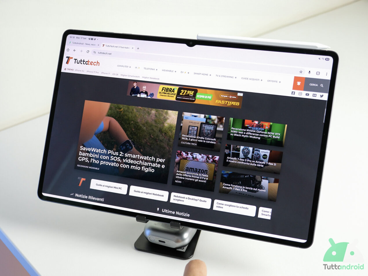 Samsung Galaxy Tab S11 Ultra al minimo storico: il top di gamma Android crolla a 849€ su eBay