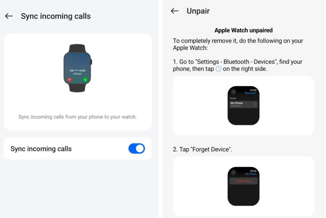 sincronizzazione oneplus apple watch 1