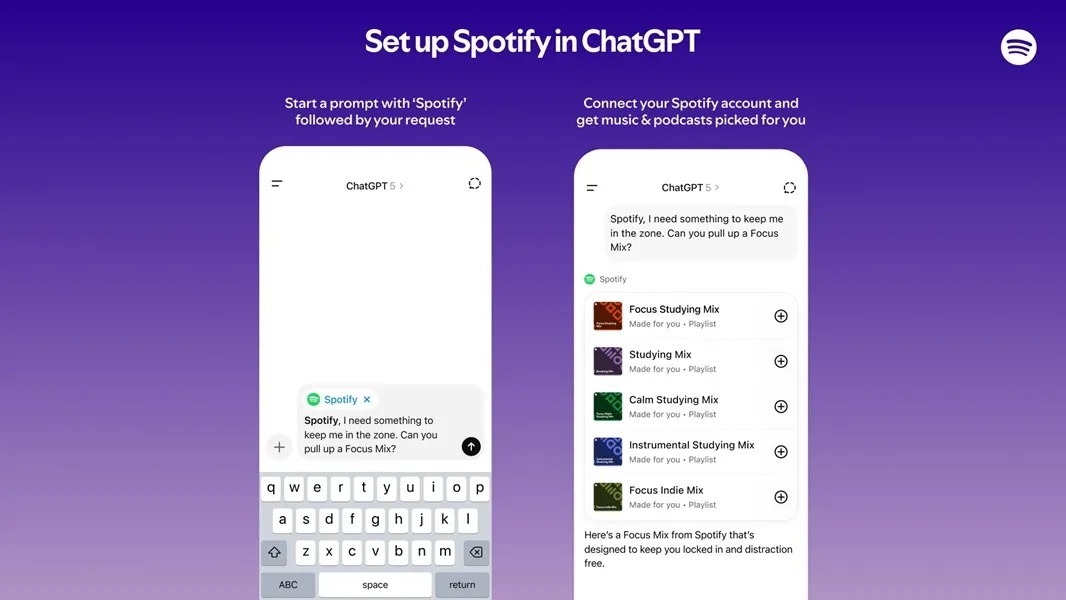 spotify integrazione con chatgpt