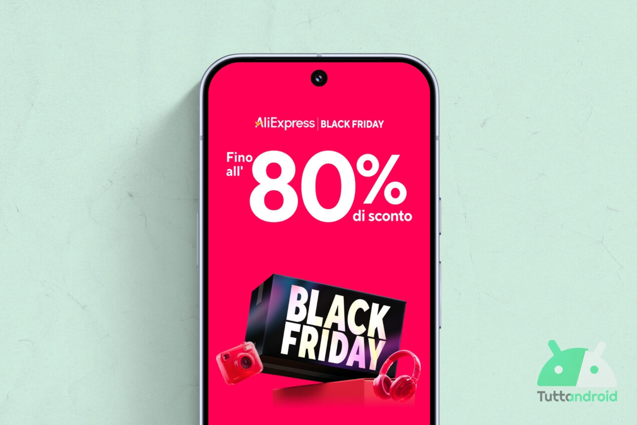 Il Black Friday di AliExpress prevede sconti fino all'80%, ricchi coupon e non solo