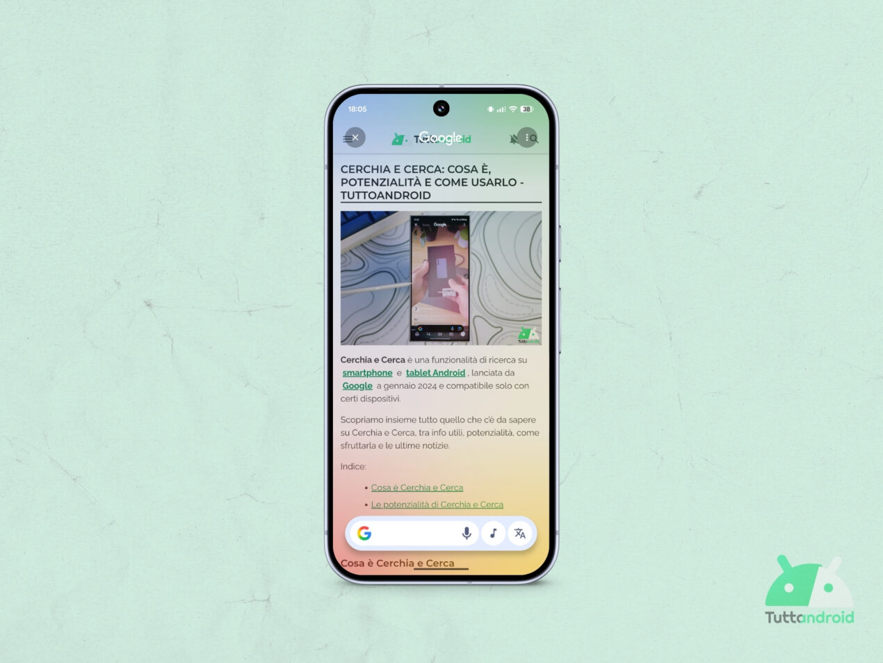 Google prova a dare un po' più di colore a Cerchia e Cerca con una nuova animazione