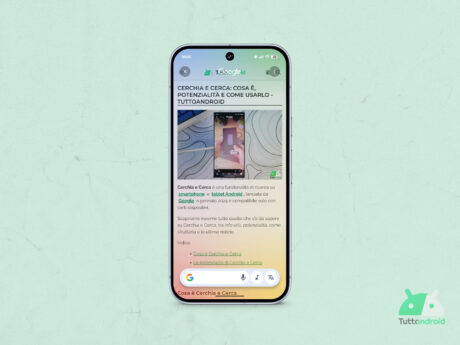 App Google - Cerchia e Cerca - visual hero 2025