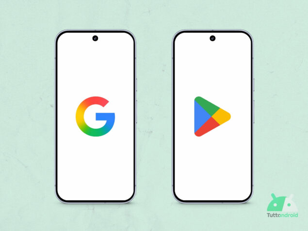 App Google e Google Play Store - Hero coi loghi