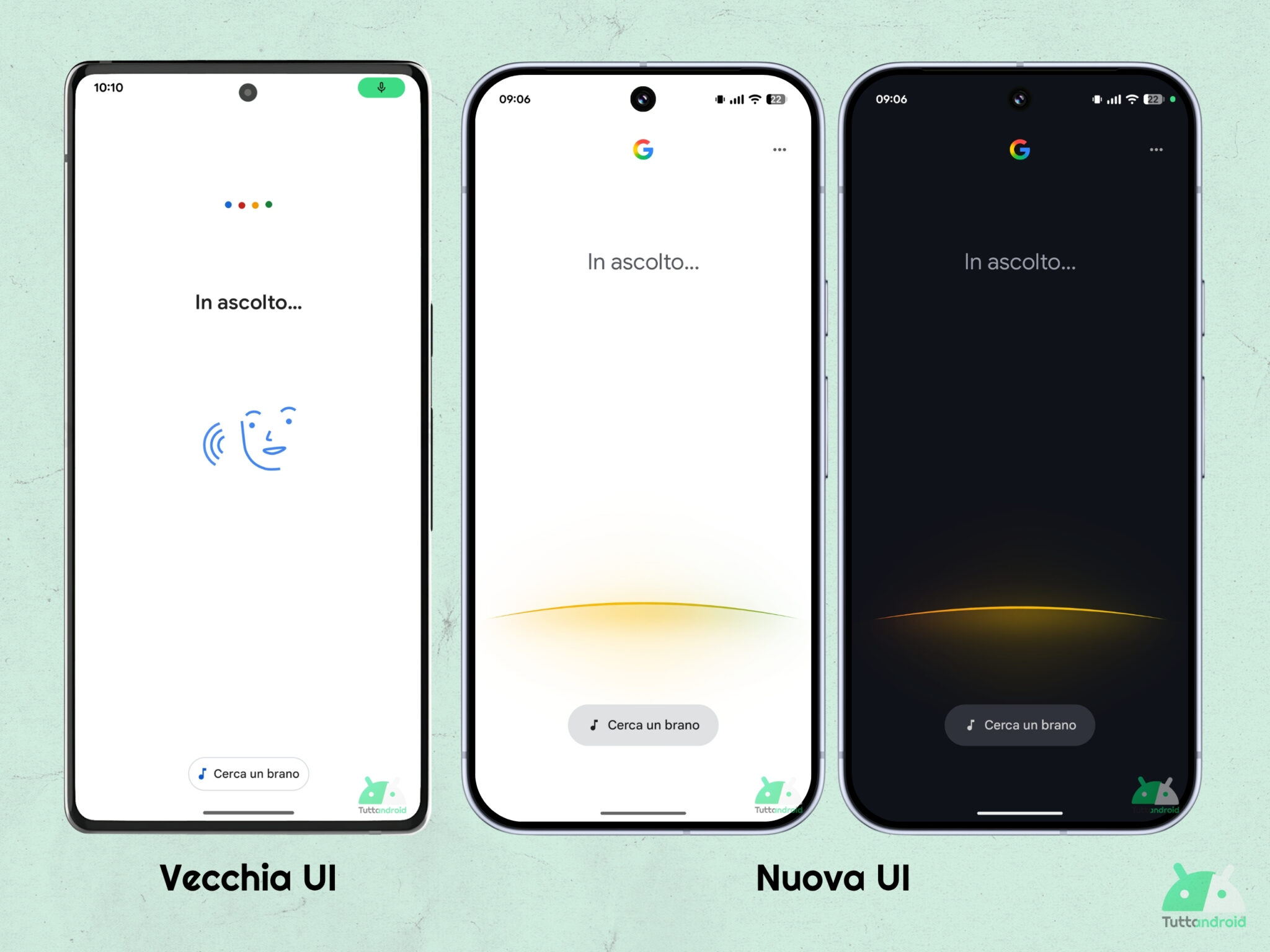 App Google: la nuova UI della ricerca vocale arriva in Italia; due ...