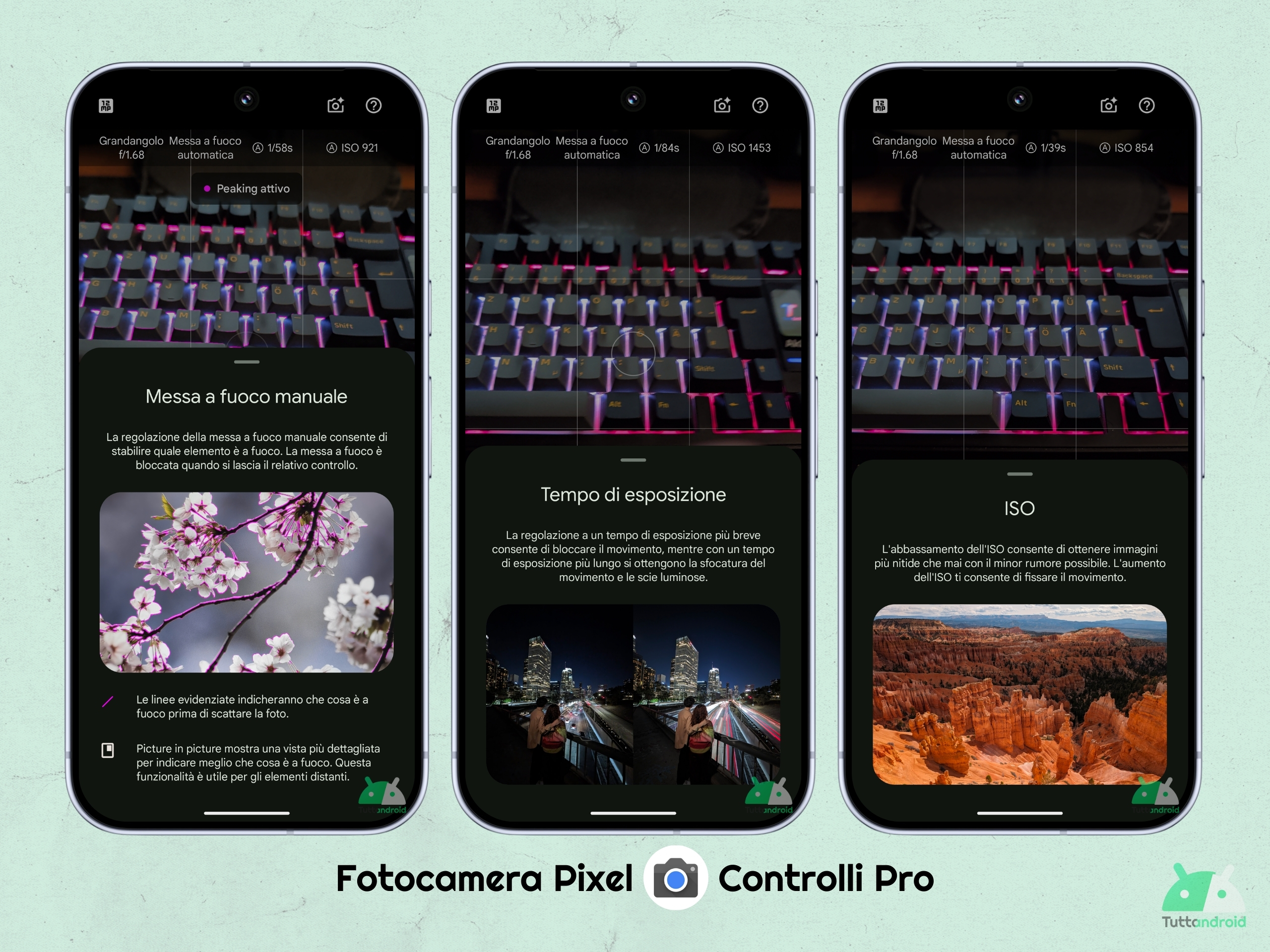 Fotocamera Pixel v10.1 su Google Pixel 10 Pro XL - Controlli Pro