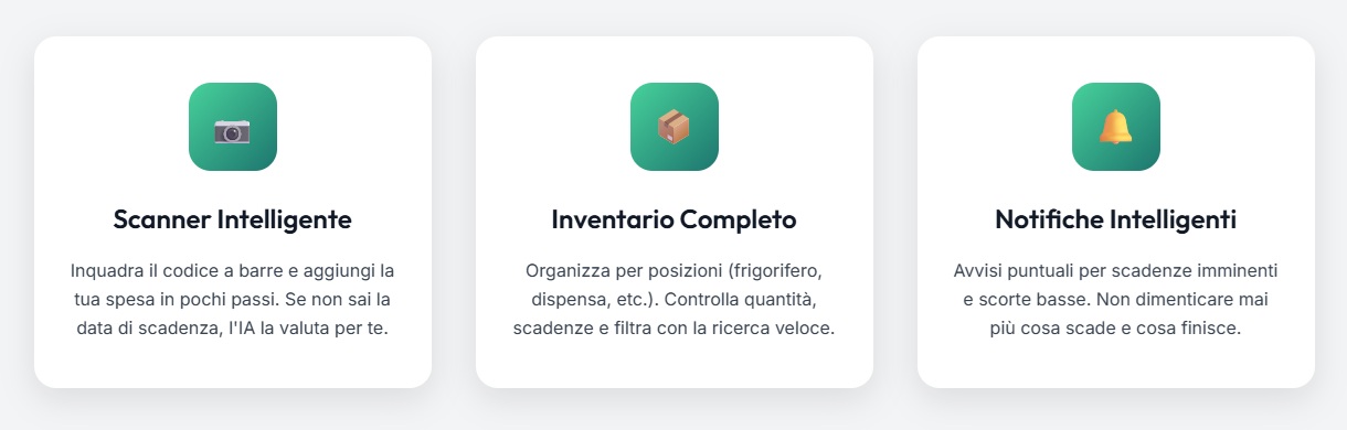 Fridge Manager App - Highlights