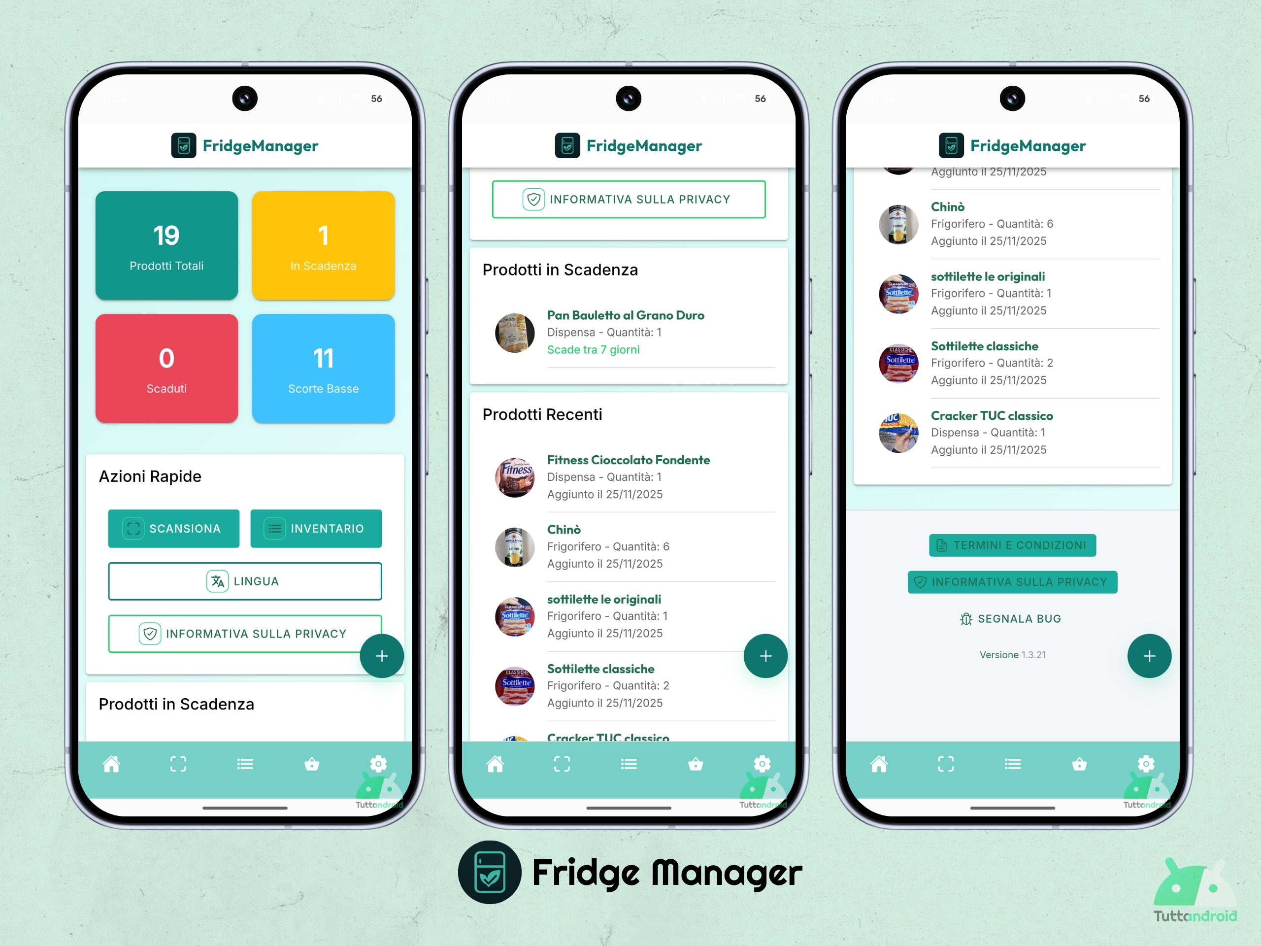 Fridge Manager App - 01 Home
