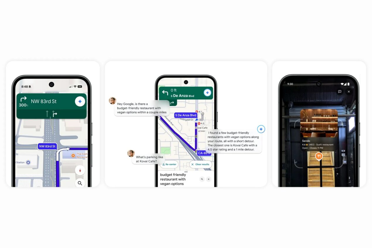 L’esperienza di navigazione con Google Maps passa al livello successivo grazie a Gemini