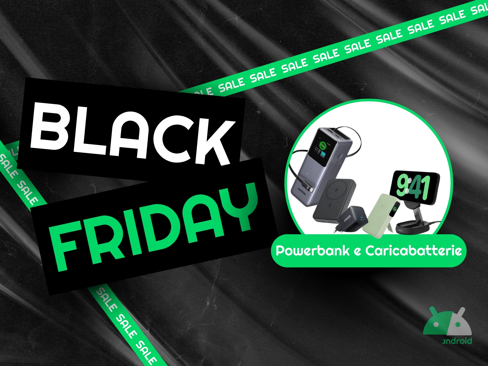 Caricabatterie e power bank di ogni tipo con le offerte Amazon del Black Friday