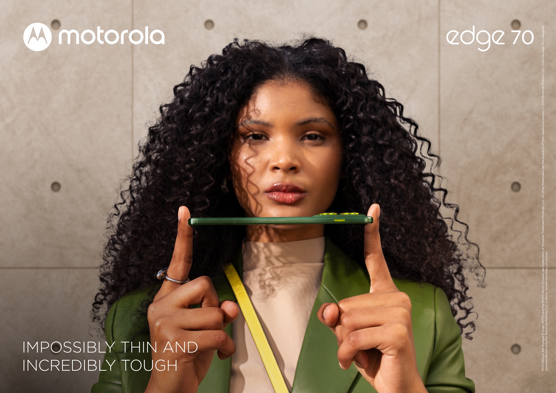 Motorola Edge 70 spessore