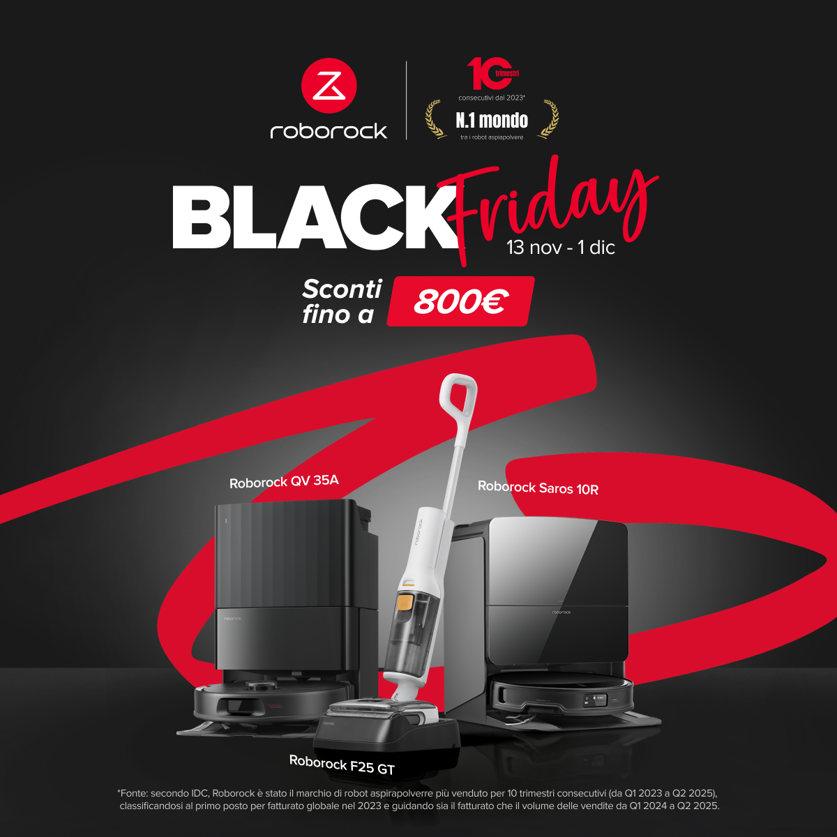 offerte Roborock Black Friday 2025