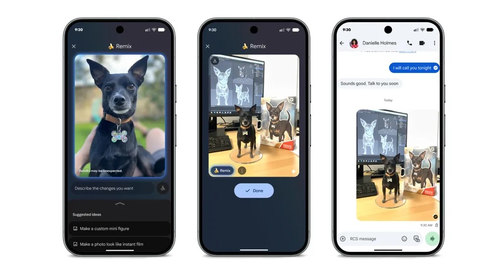 Pixel Drop - Novembre 2025 - 01 Nano Banana in Google Messaggi