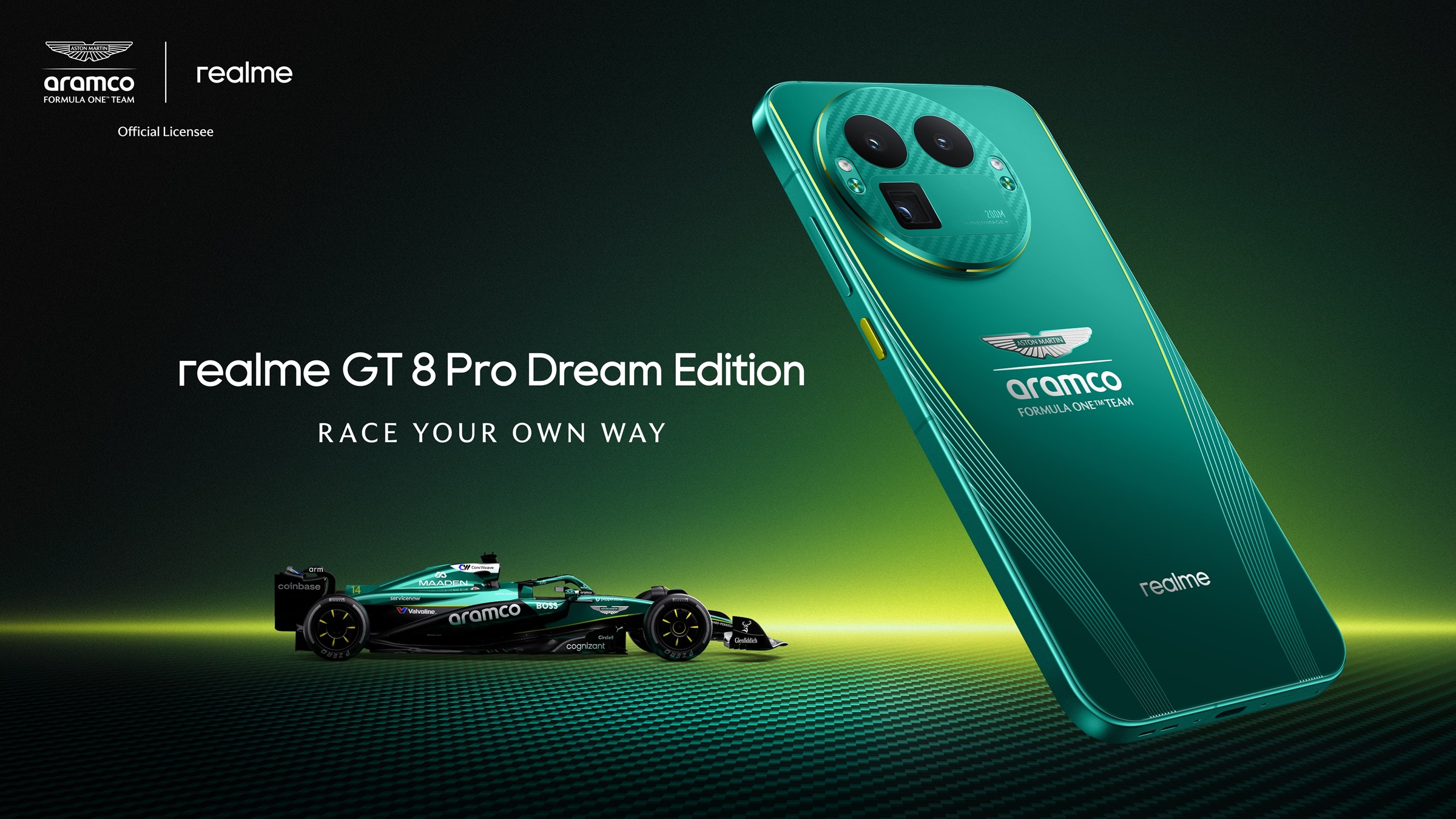 realme annuncia GT 8 Pro “Dream Edition”, lo smartphone definitivo per i fan della F1