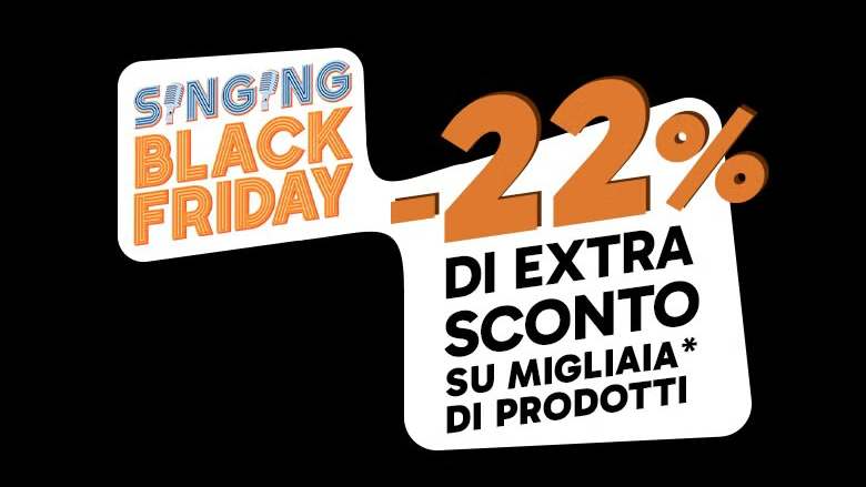 unieuro gioca d8217anticipo sul black friday da oggi sconto del 22 su quasi tutto da Tuttoandroid.net unieuro gioca d8217anticipo sul black friday da oggi sconto del 22 su quasi tutto