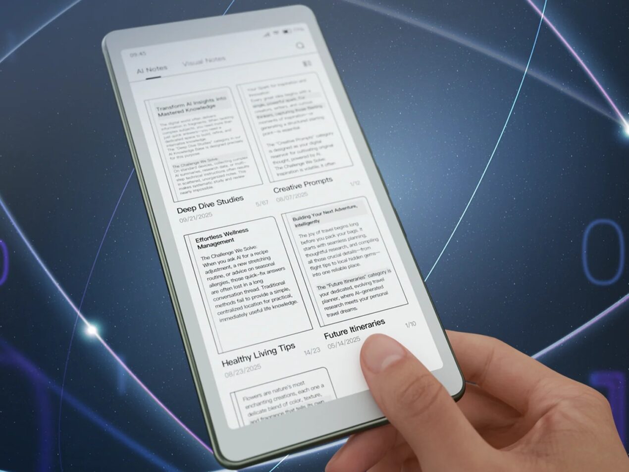 Viwoods AiPaper Reader e il primo dispositivo E Ink al mondo con Android 16 e ChatGPT 5