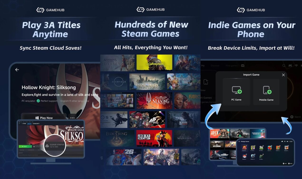 Con GameHub, l’emulazione di Windows per Android arriva sul Play Store