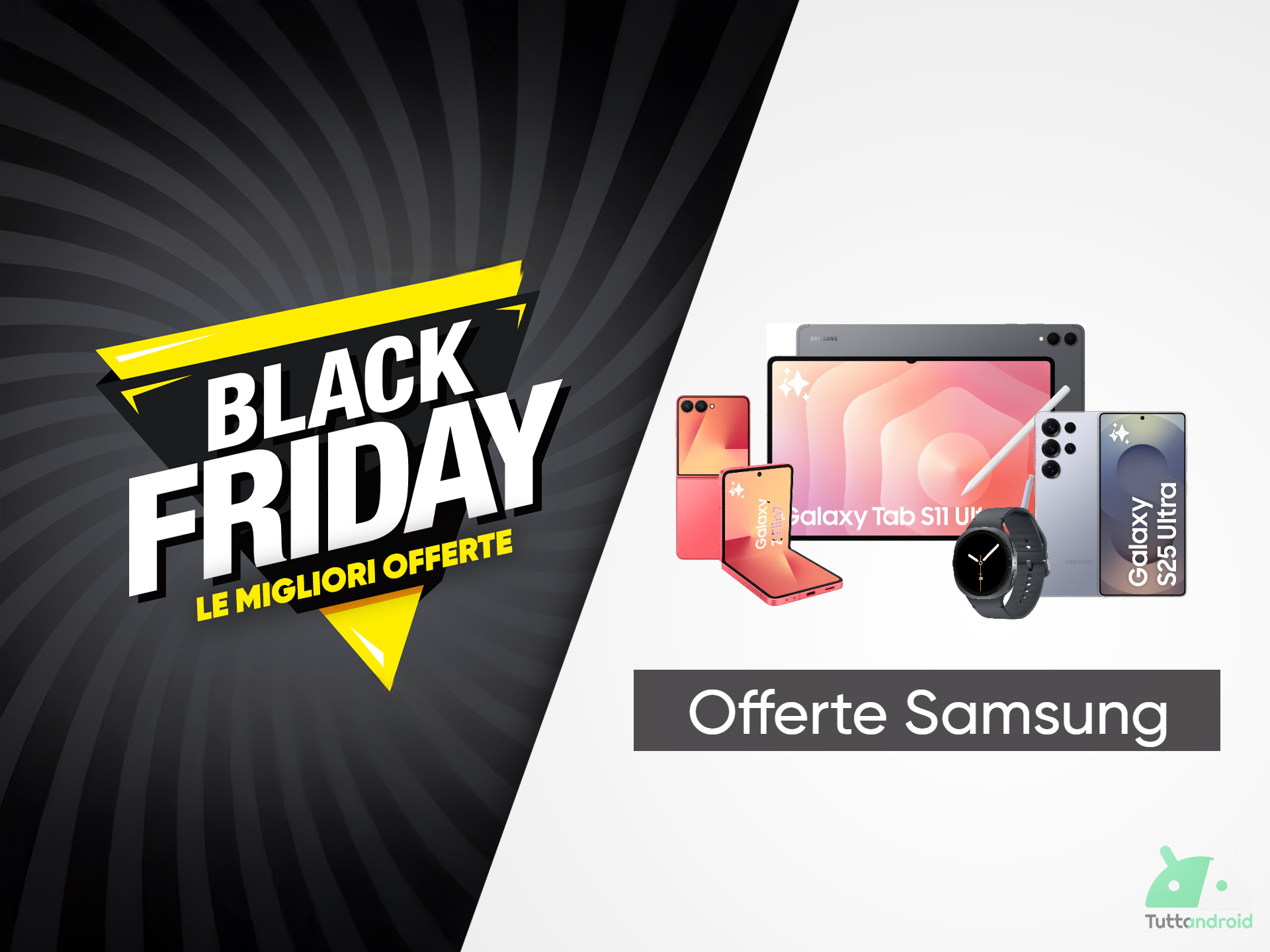 Le offerte Samsung del Black Friday Amazon: scopriamo i migliori sconti sui Galaxy
