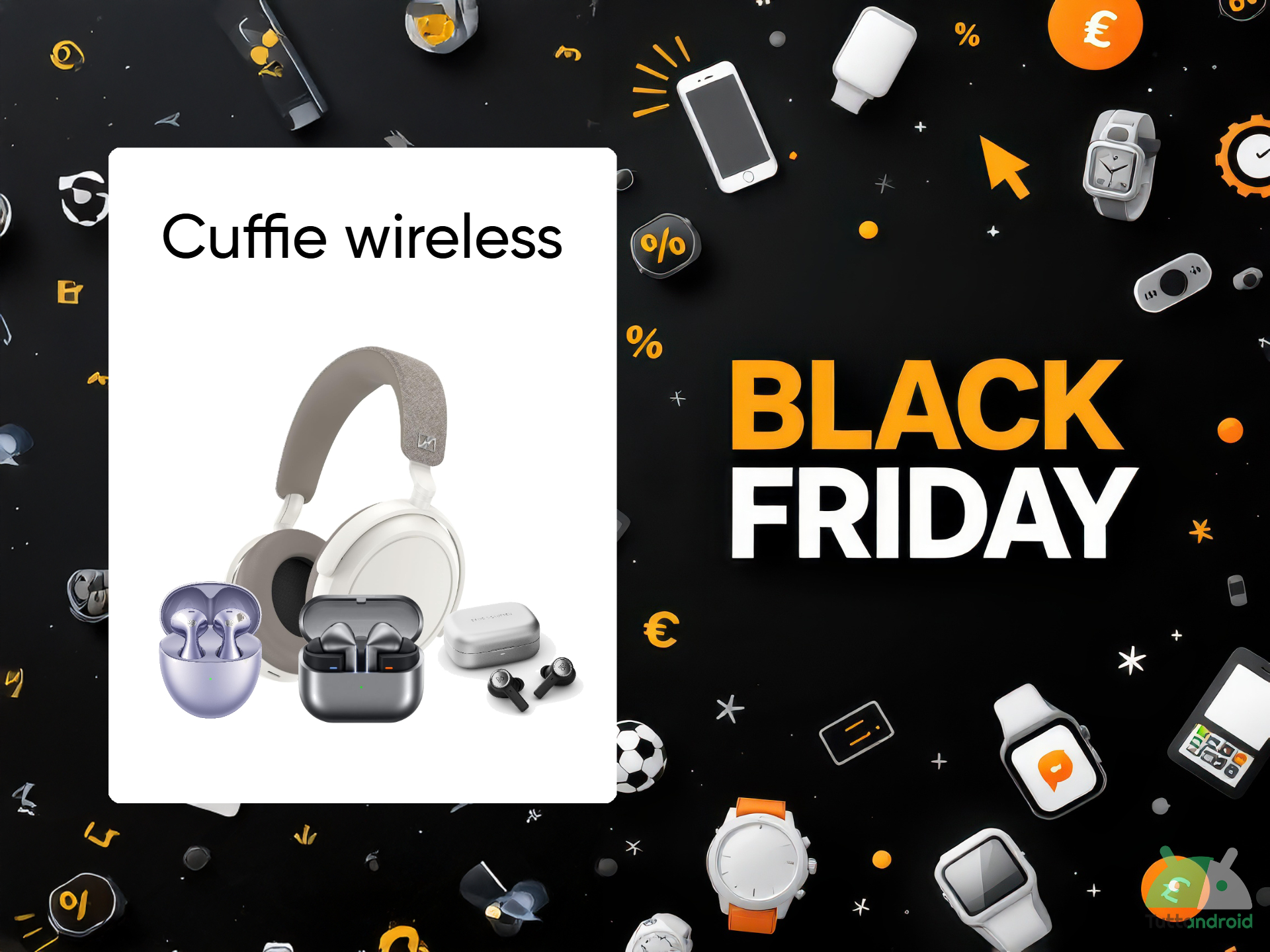 impossibile resistere a queste cuffie con le offerte del black friday di amazon da Tuttoandroid.net impossibile resistere a queste cuffie con le offerte del black friday di amazon