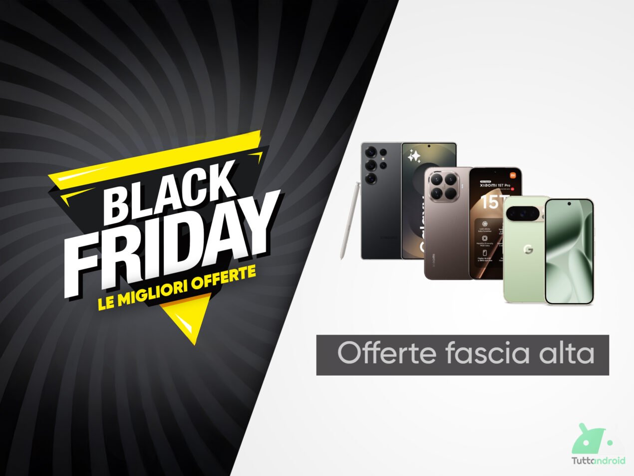 Fascia alta in offerta: gli smartphone top da non perdere col Black Friday Amazon