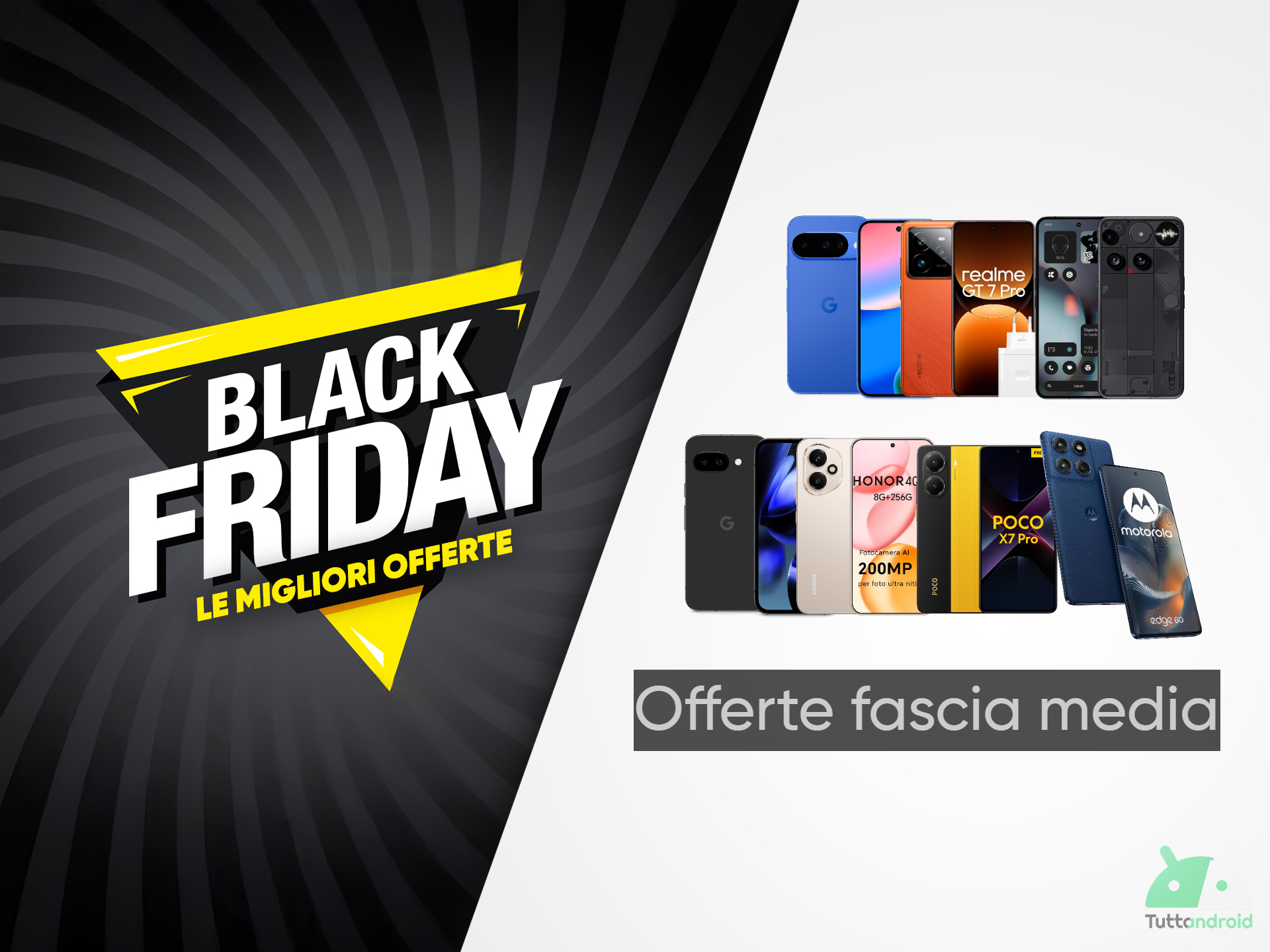 Il top della fascia media in offerta col Black Friday Amazon: le migliori offerte