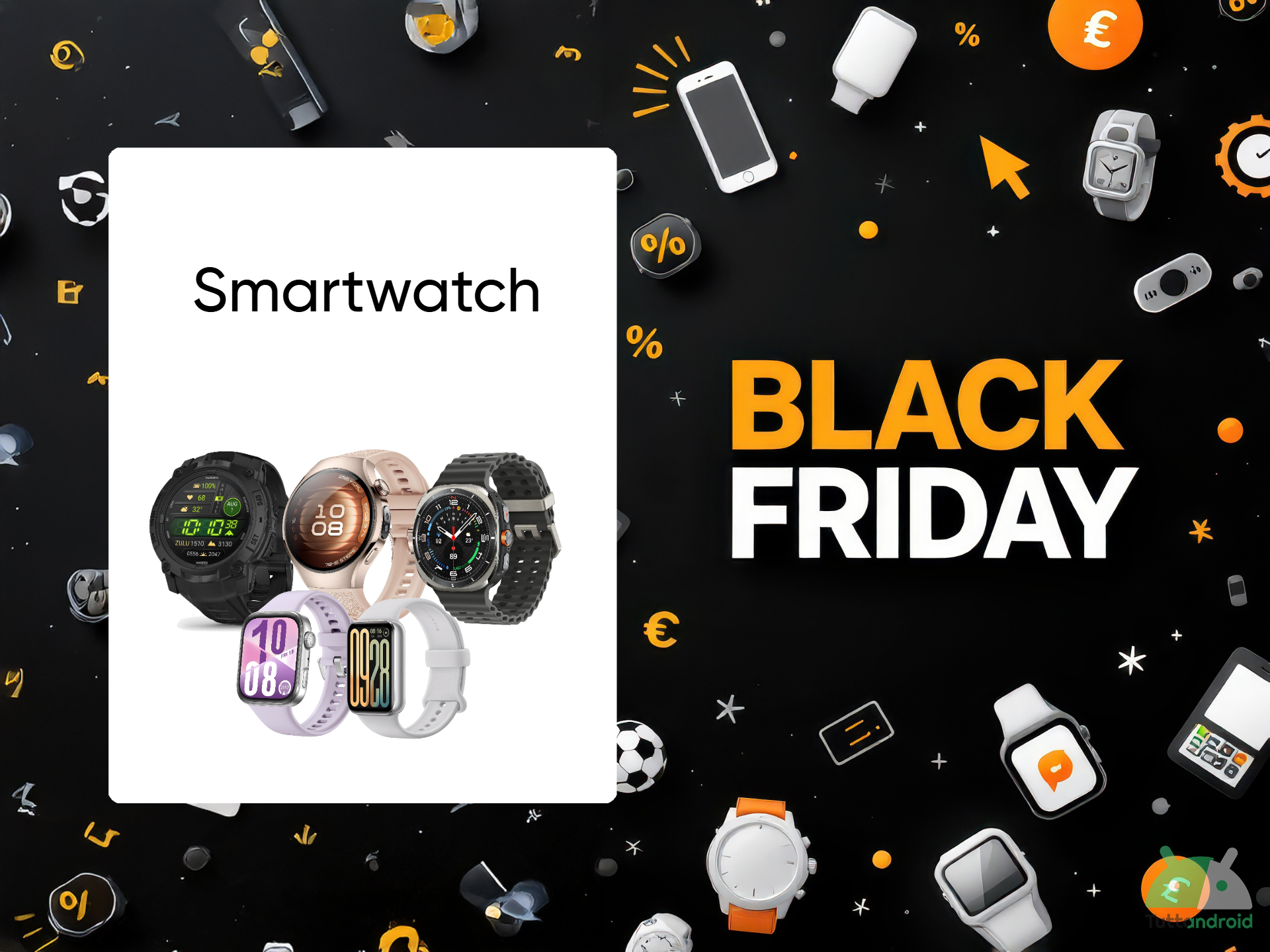 Col Black Friday Amazon sono tantissimi gli smartwatch in offerta: sconti per tutte le tasche
