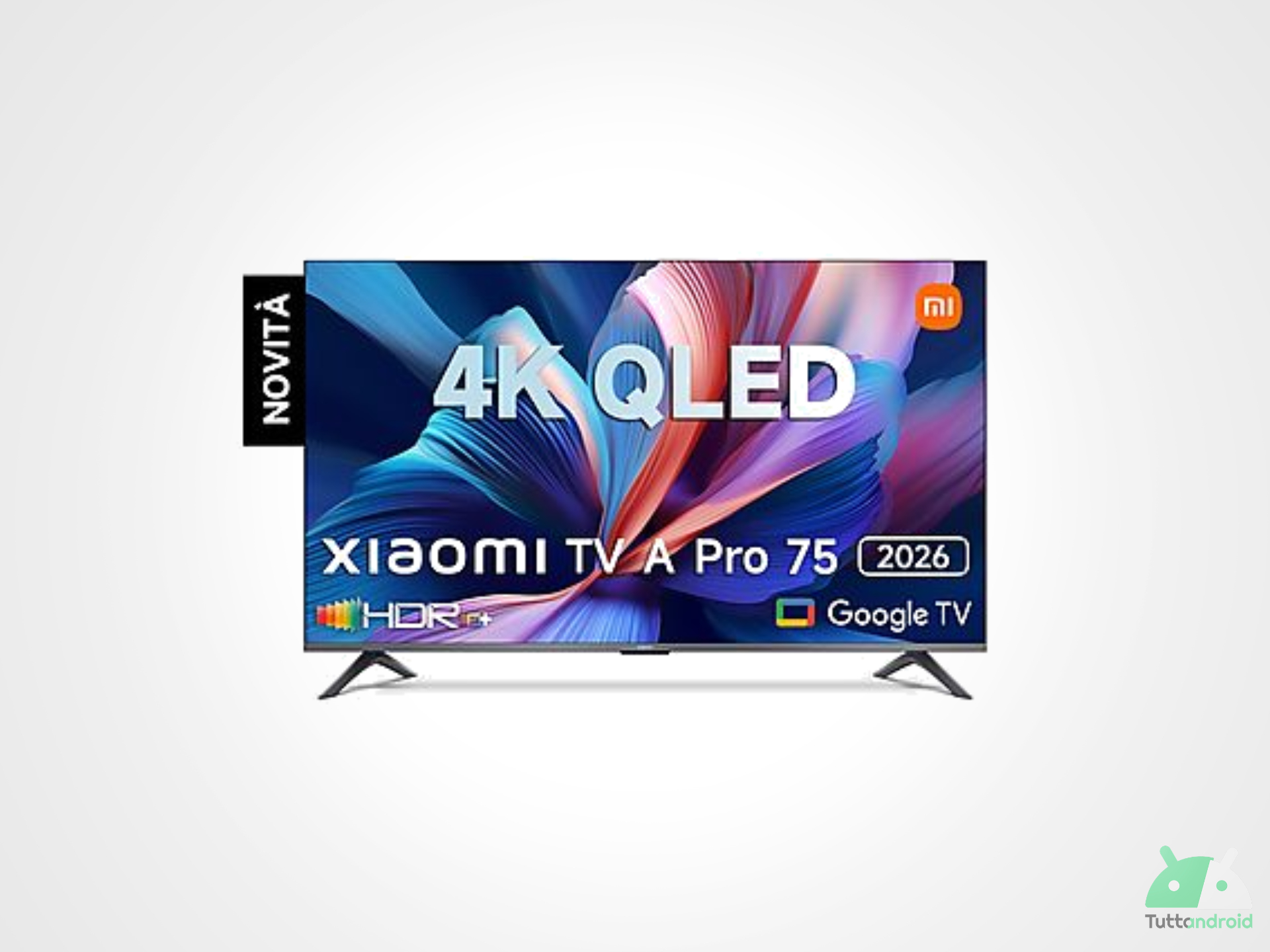 Xiaomi 75 A Pro QLED TV: il colosso 4K con Google TV da 75” scende sotto i 550€ da MediaWorld