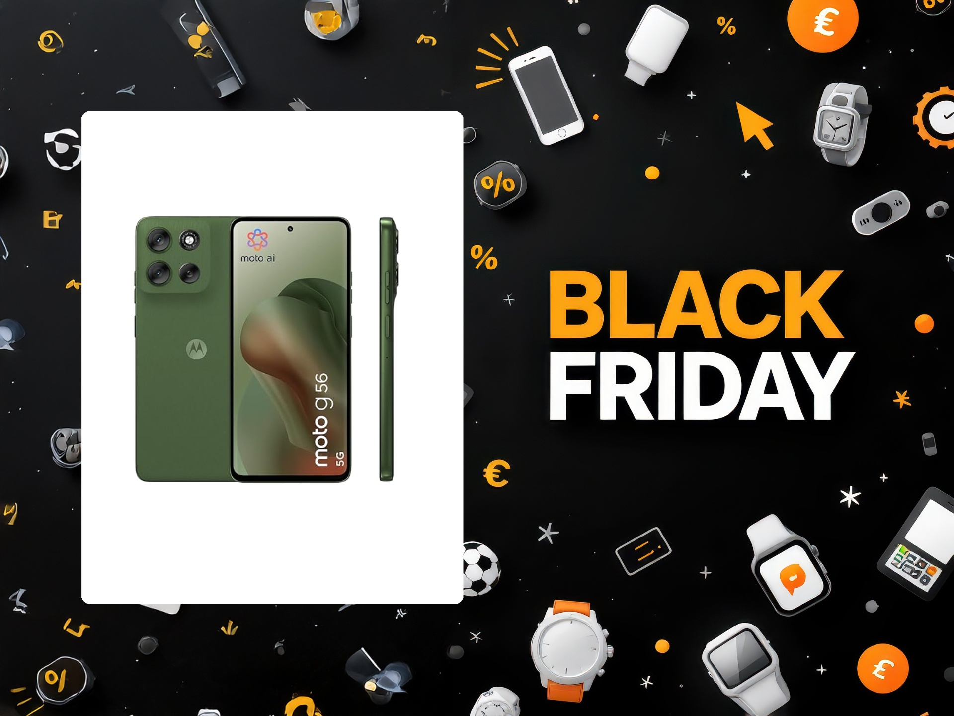 Cercate uno smartphone in offerta per il Black Friday a meno di 150€? Motorola G56 è la scelta giusta