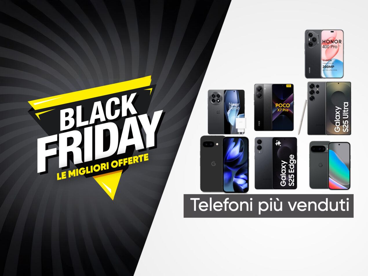 Questi sono gli smartphone più venduti finora su Amazon per il Black Friday