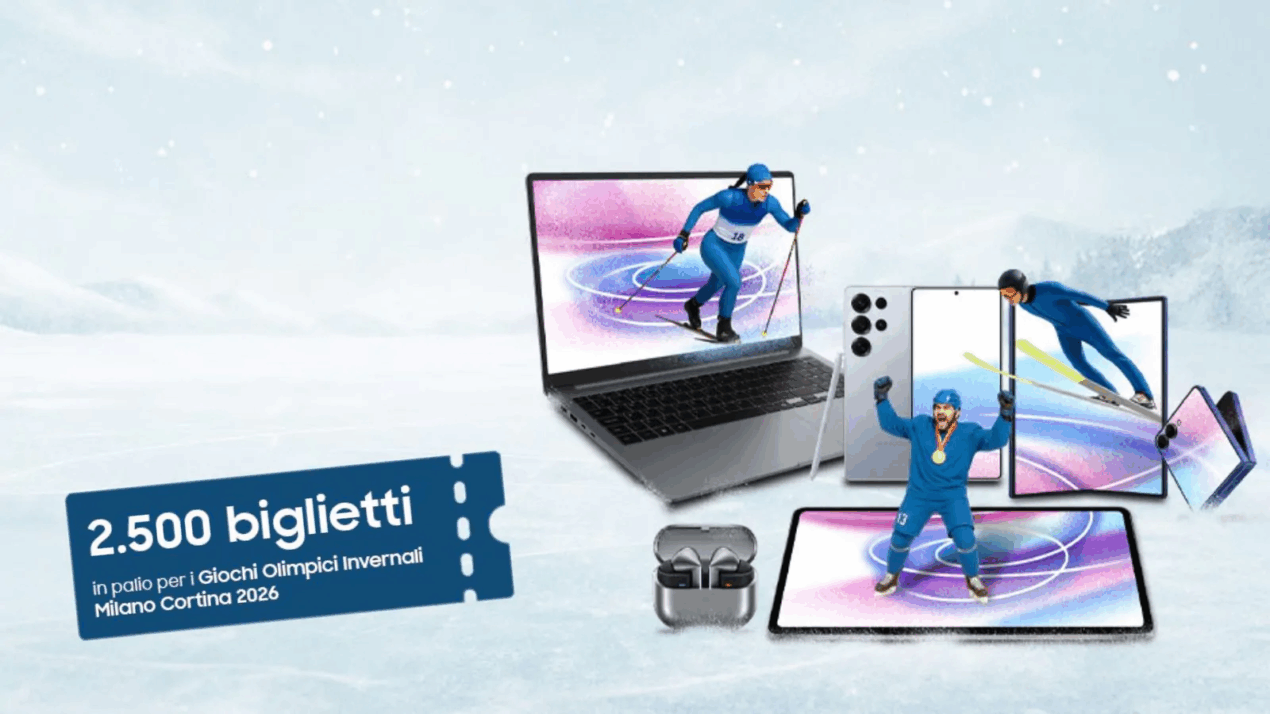 Samsung regala biglietti per Milano Cortina 2026 acquistando questi smartphone Galaxy