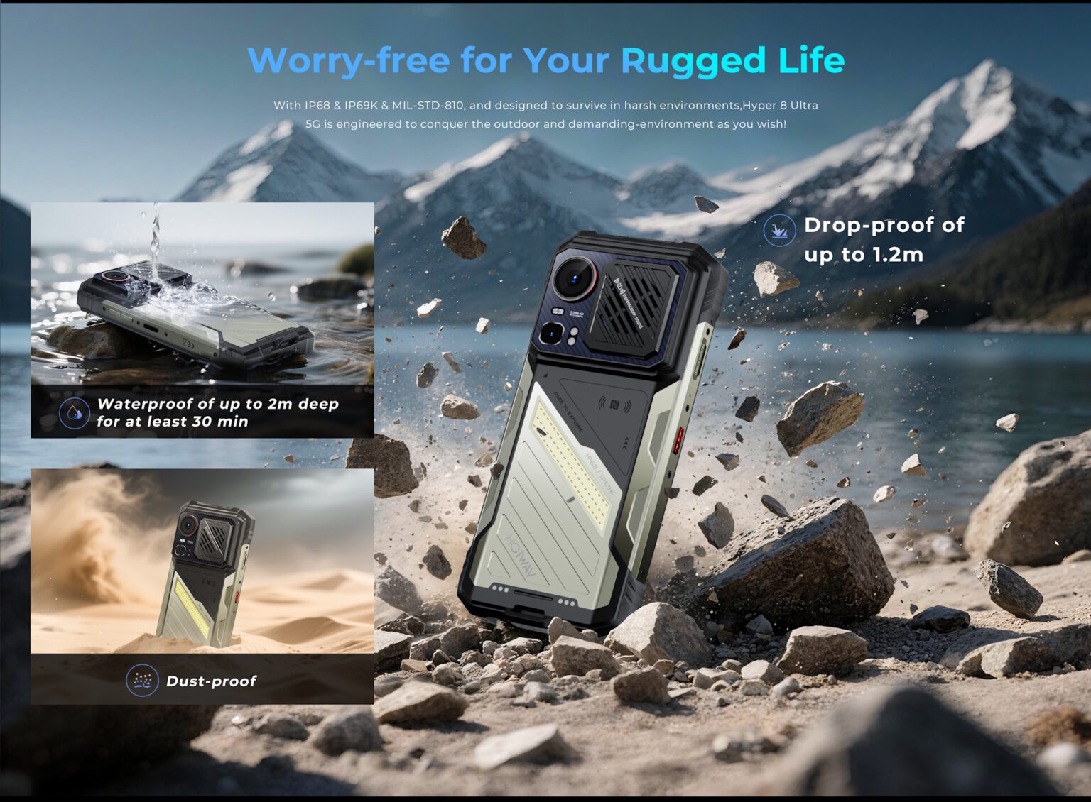 Hyper 8 HOTWAV presenta Hyper 8 Ultra e Hyper 8 Pro, smartphone rugged pensati ...
