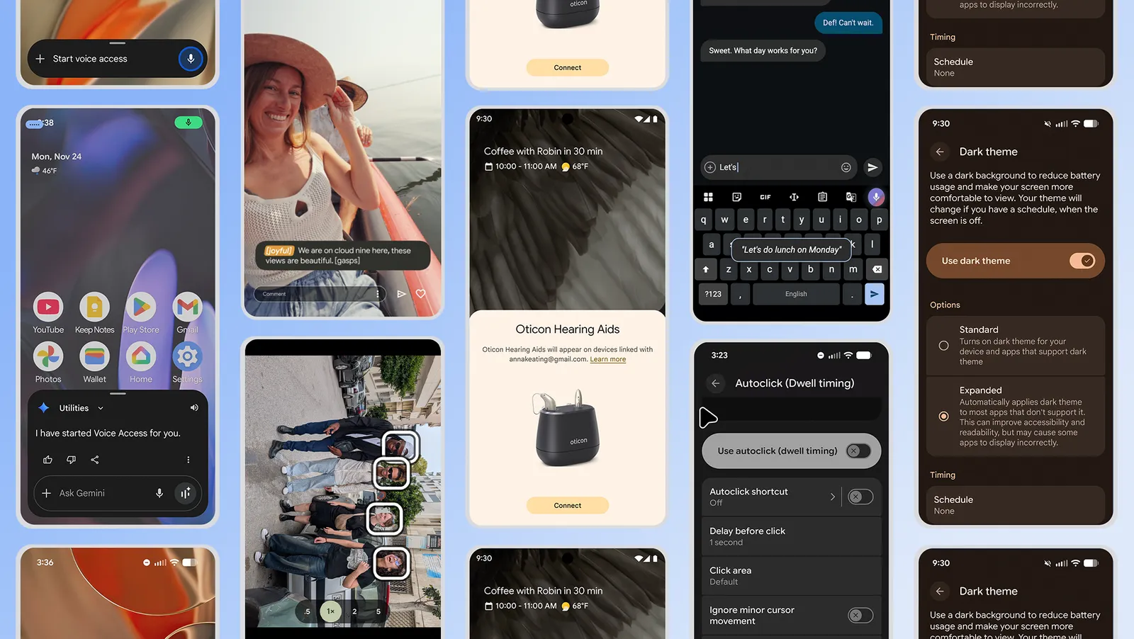 Google aggiunge sette nuove funzioni per accessibilità, sicurezza e produttività ad Android