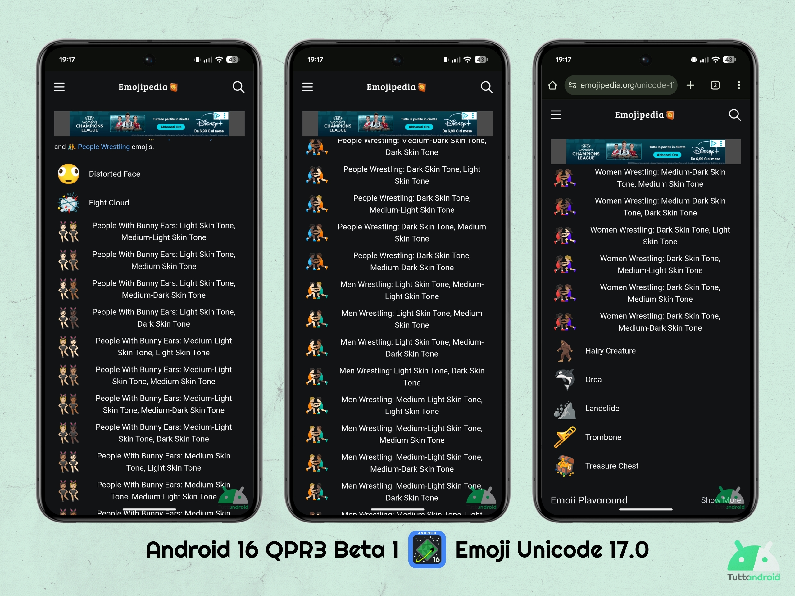Android 16 QPR3 beta 1 - Supporto alle emoji Unicode 17.0