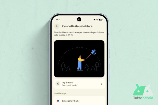 Android Canary 2512 - Hub connettività satellitare visual hero