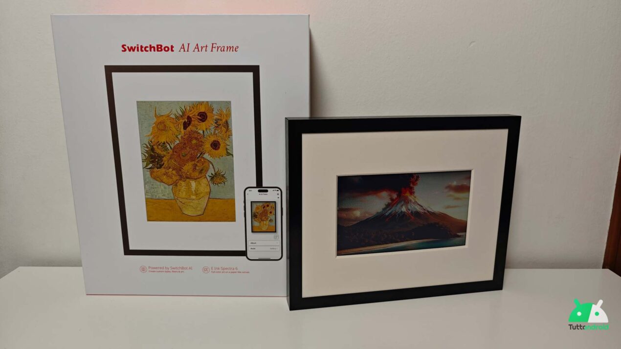 Recensione SwitchBot AI Art Frame, non una semplice cornice digitale