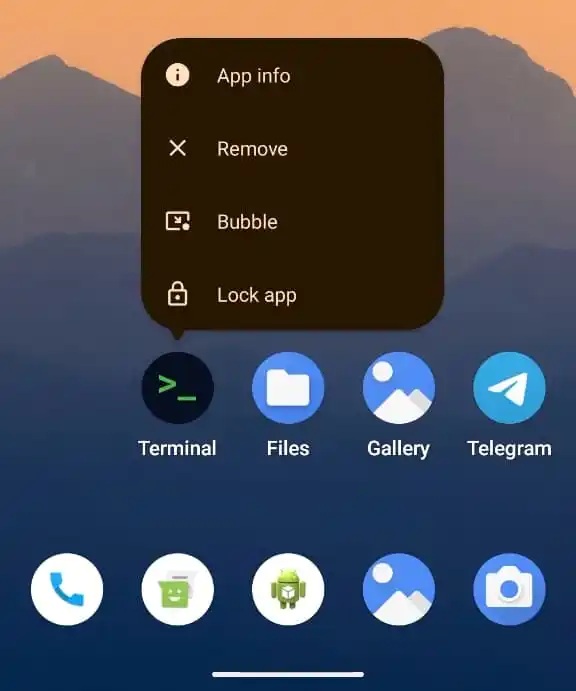 Android Baklava - ROM AOSP marzo 2026 - App in bolla Android 17