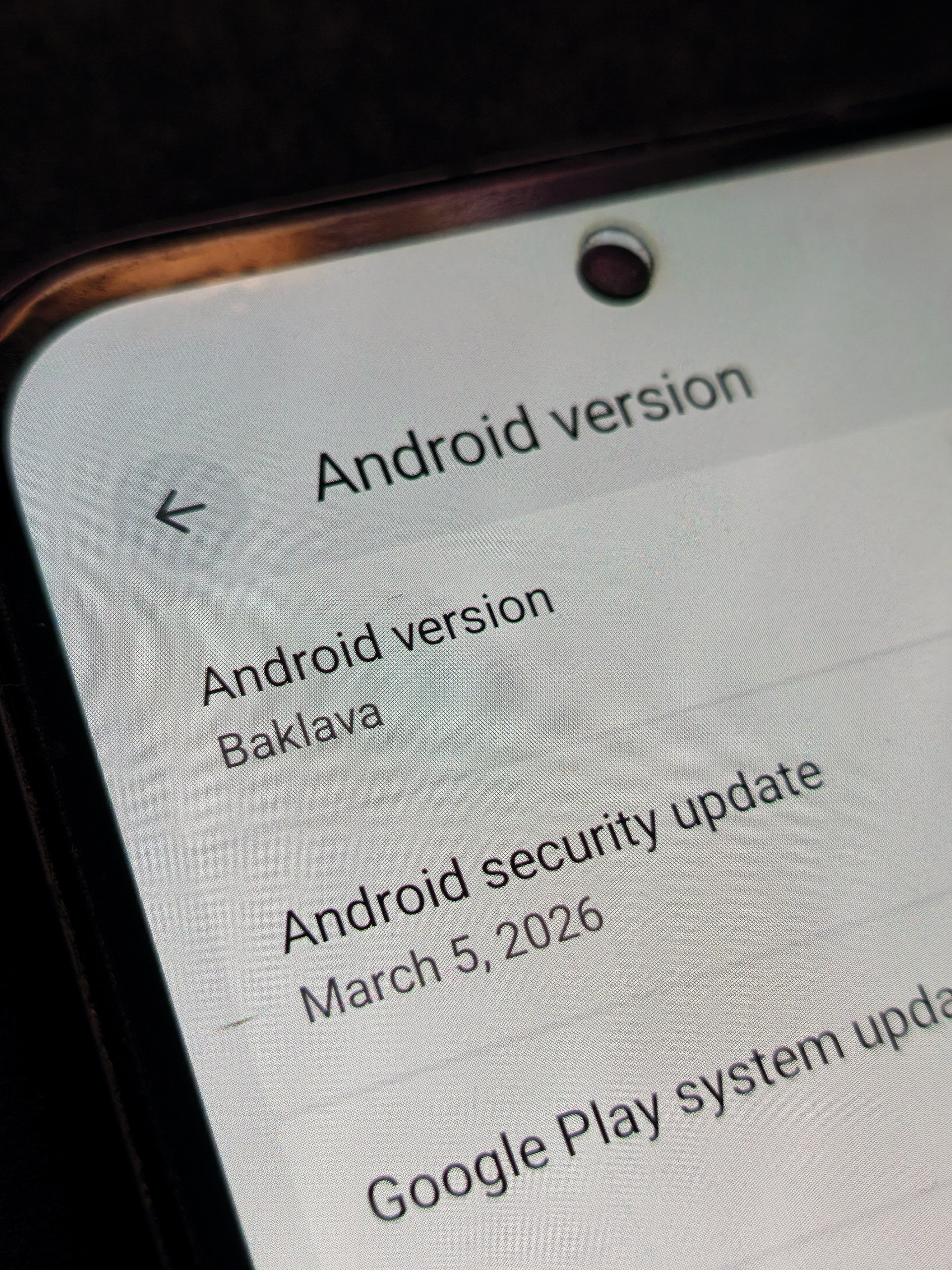 Android Baklava - ROM AOSP marzo 2026 RKBDI
