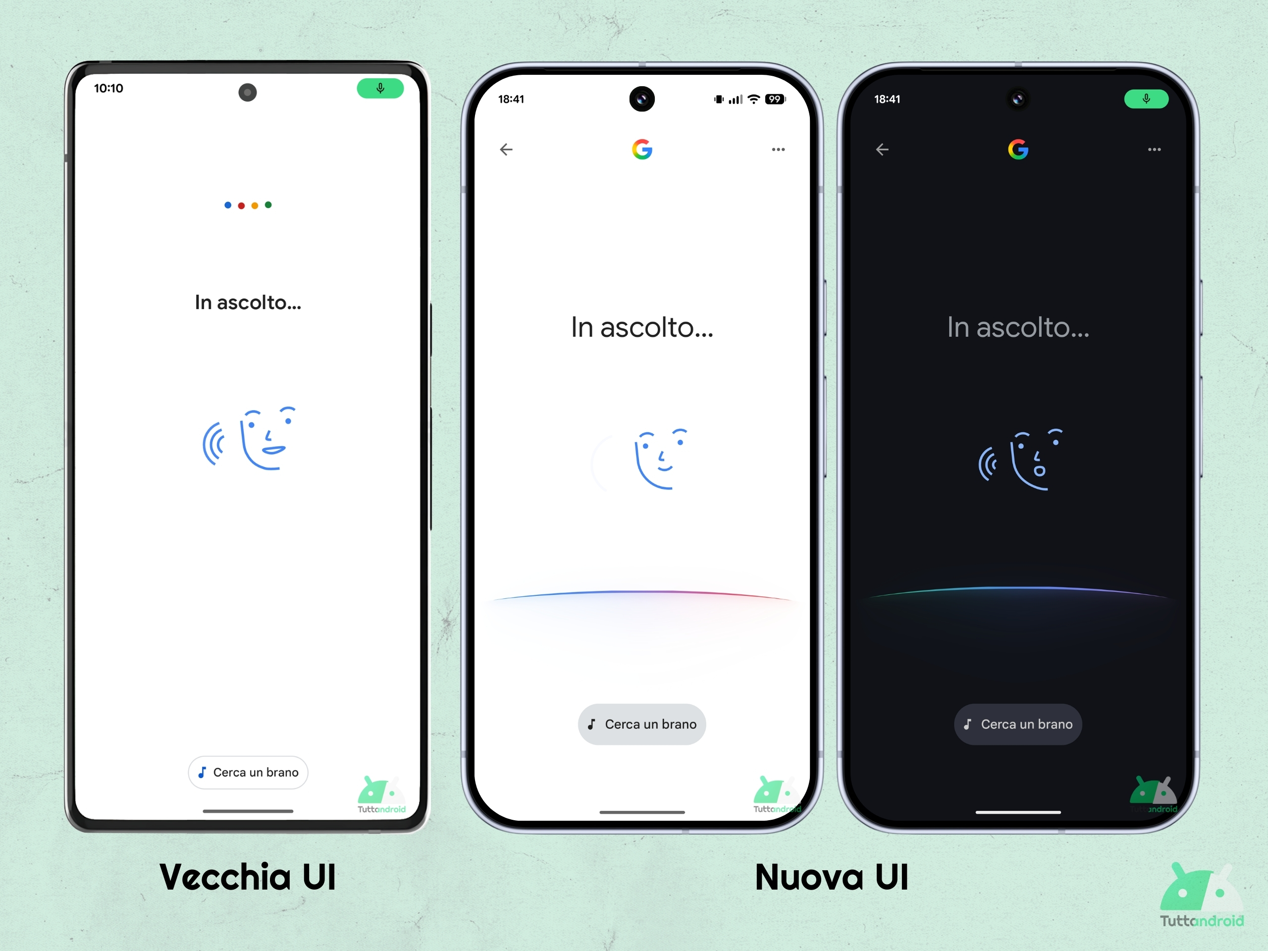 App Google v17.1 - nuova UI Ricerca vocale - gennaio 2026