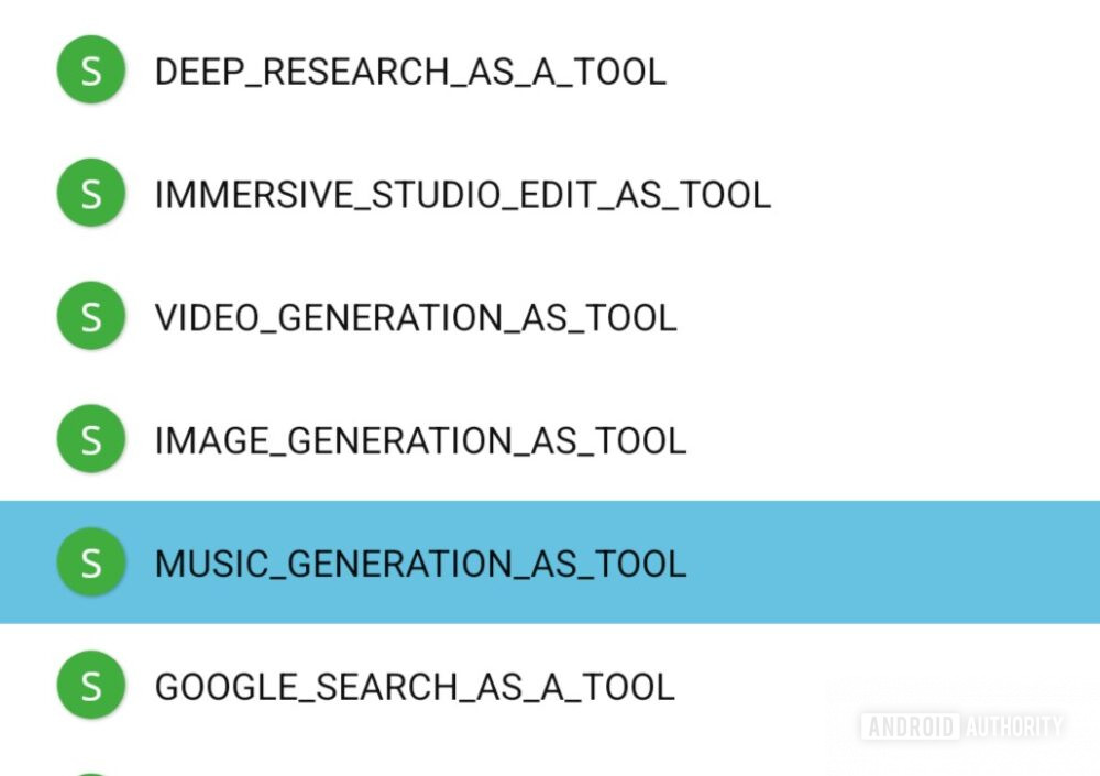 App Google v17.2.51 - riferimenti tool generazione musicale AA