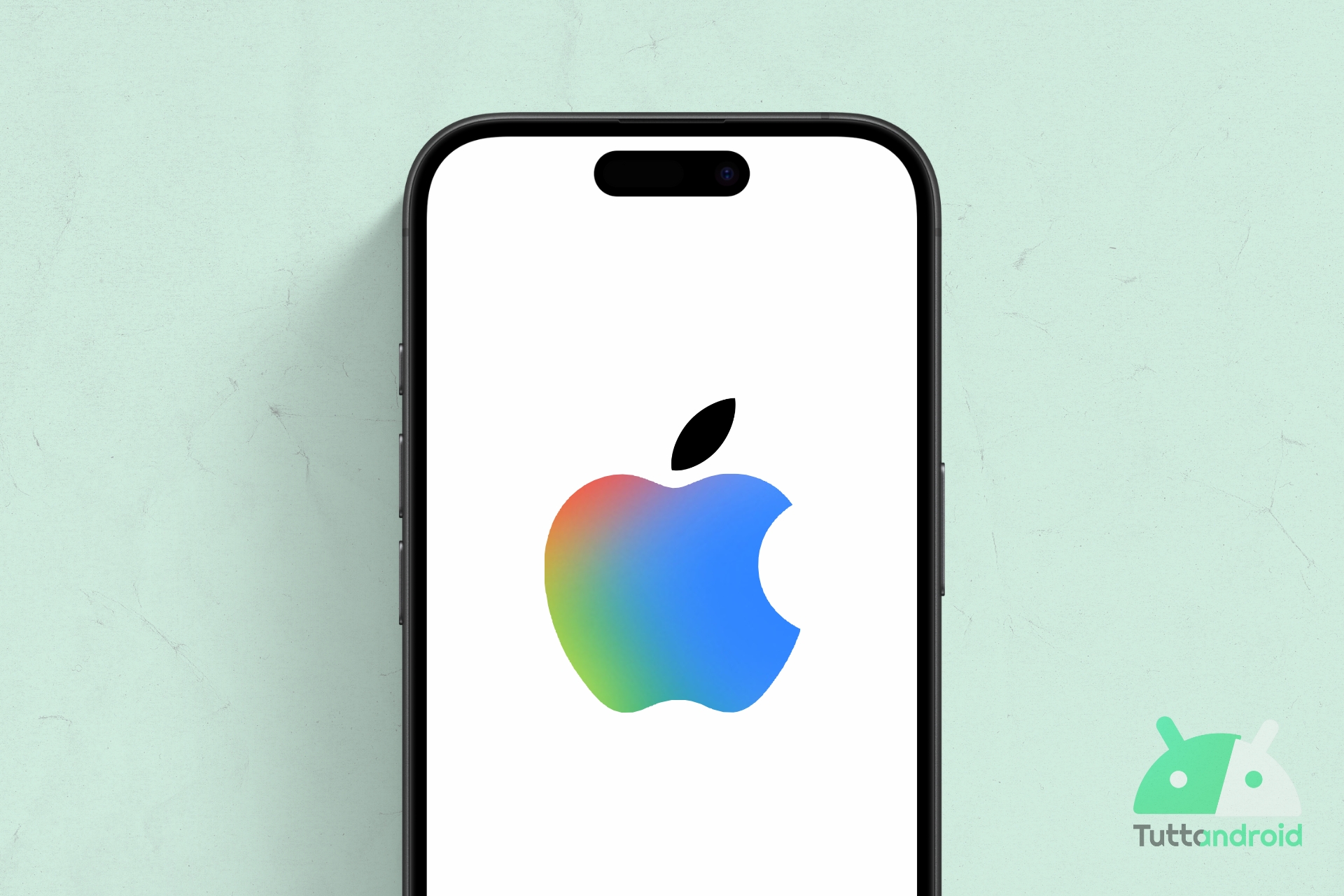 Apple Logo with Gemini gradient Hero