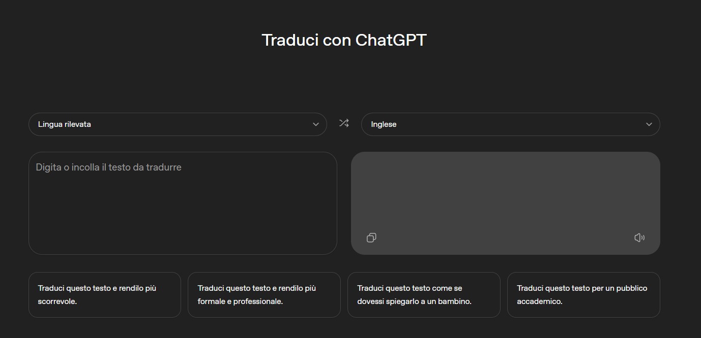 ChatGPT Translate