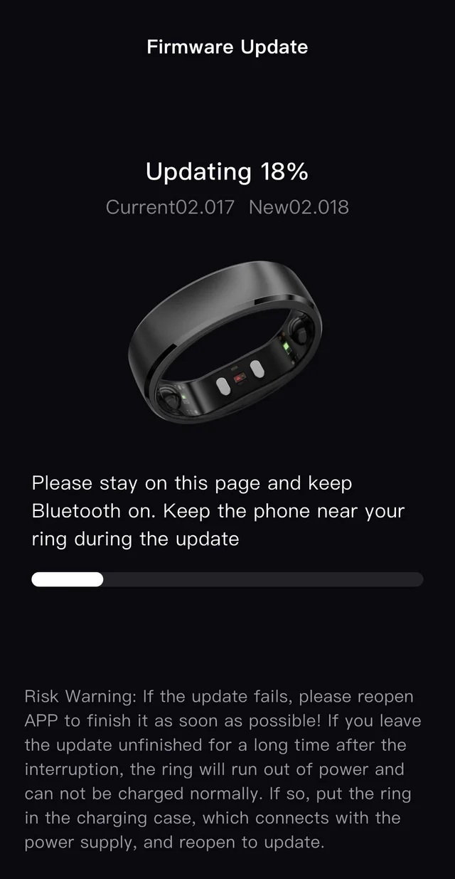 Firmware FR02.18 per RingConn Gen 2 via Reddit