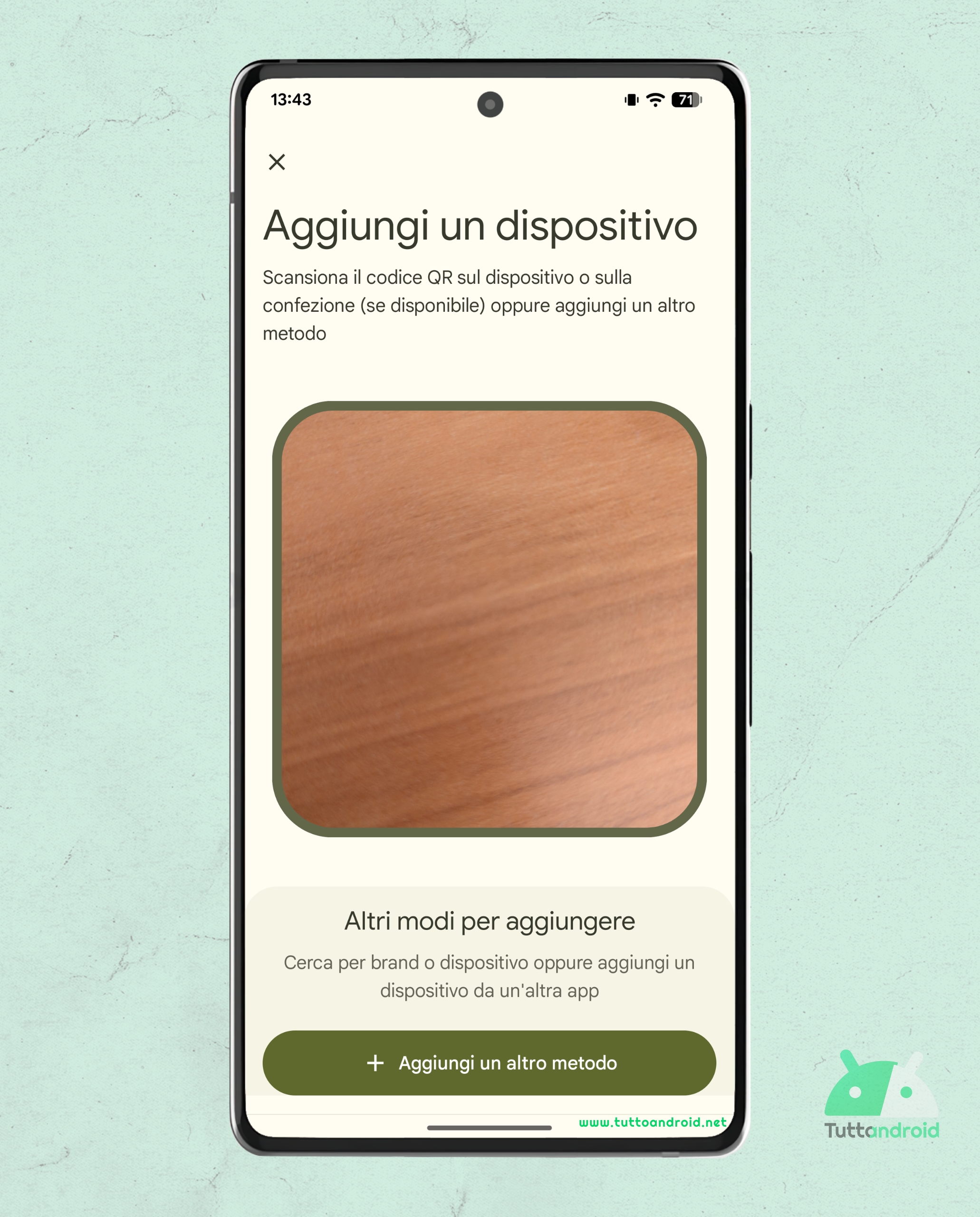 Google Home app v4.6.55.1 - Aggiungi un altro metodo