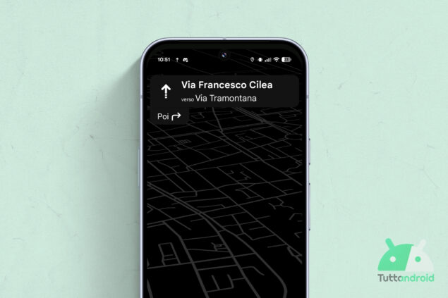 Google Maps - Modalità basso consumo su Google Pixel 10 Pro XL visual hero tta