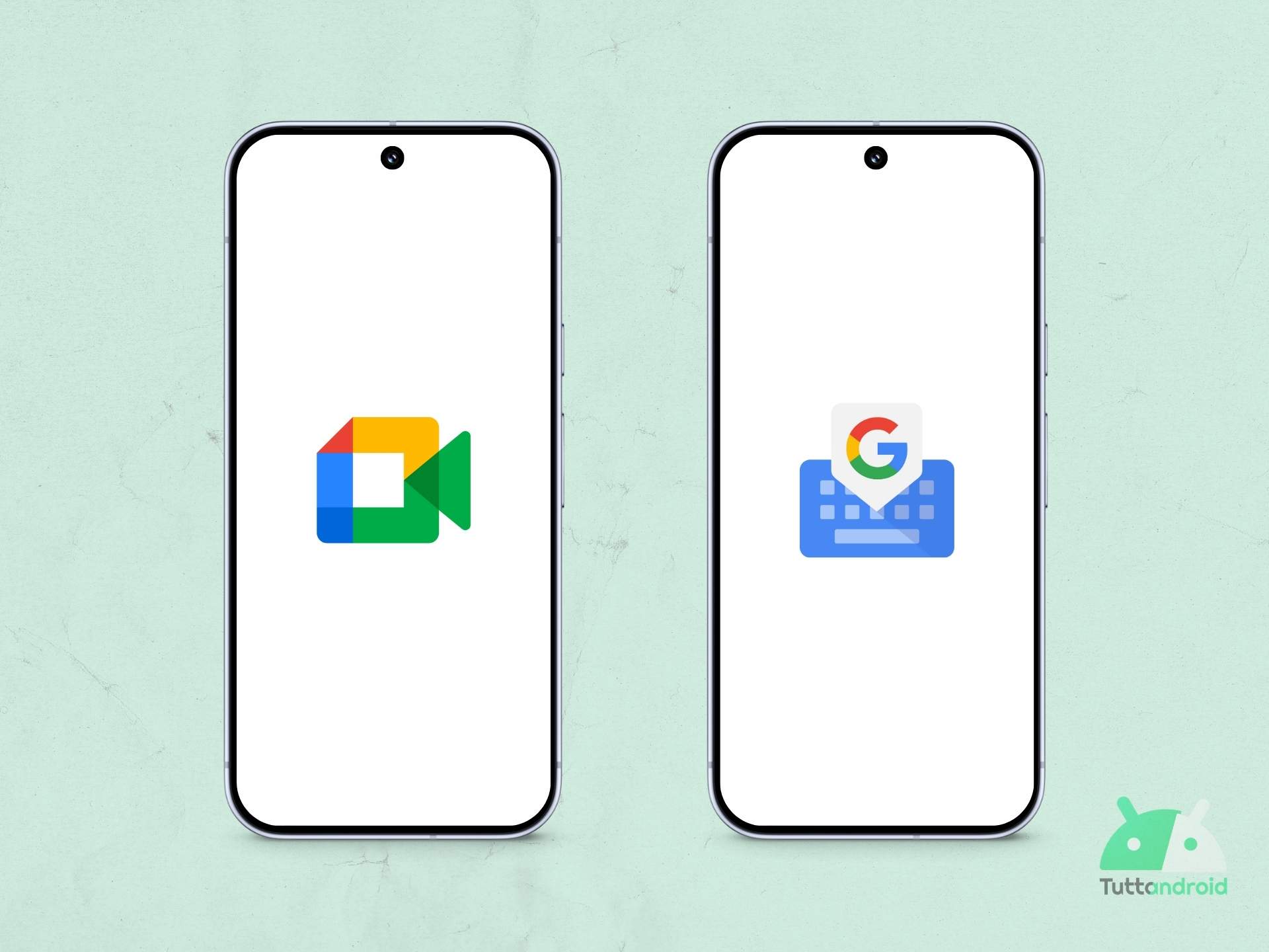 Google Meet e Gboard - Logo Hero