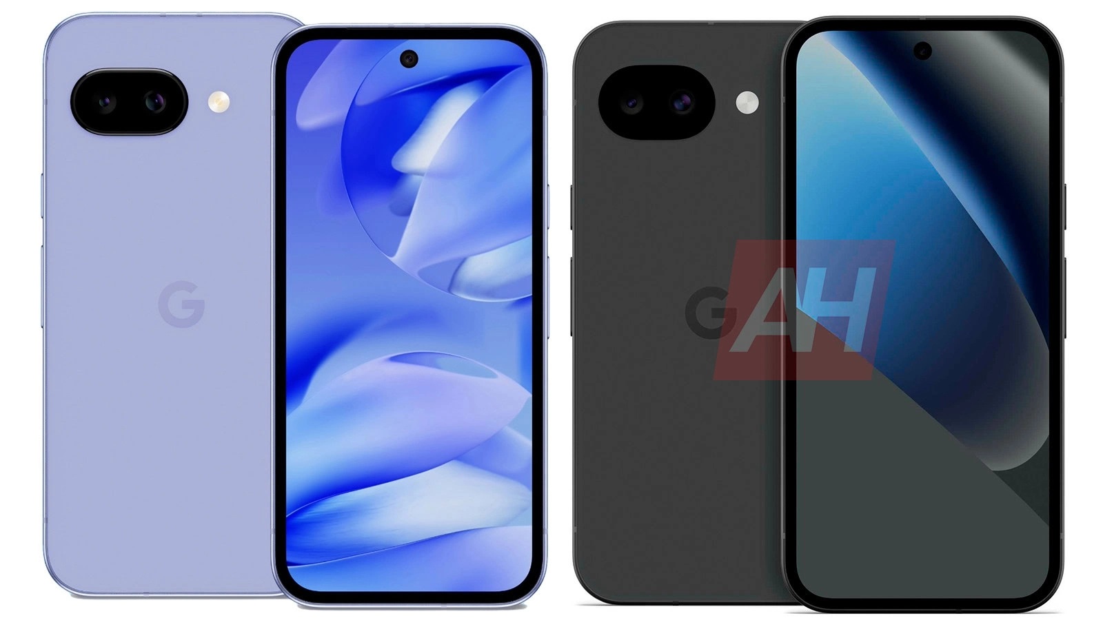 Google Pixel 9a vs Google Pixel 10a - Render by AH